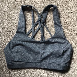 Lululemon Free To Be Serene Bra gray size 2